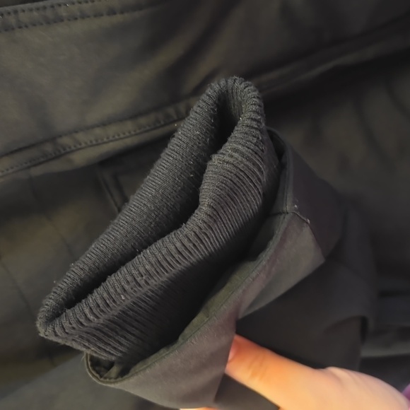 Basin + Range Wingate Down Parka Coat Jacket Faux Fur Hood Black Gray - Large L - Picture 8 of 12